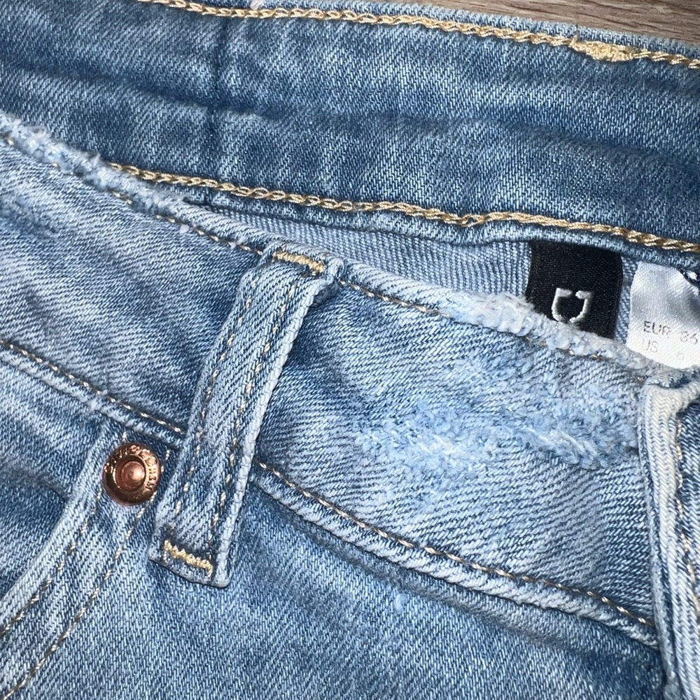 H&M patchwork jeans size 6 - Picture 8 of 9